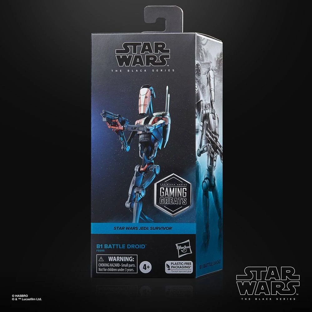 Star Wars: The Force Unleashed Black Series Gaming Greats Akciófigura - B1 Battle Droid Exclusive 15 cm