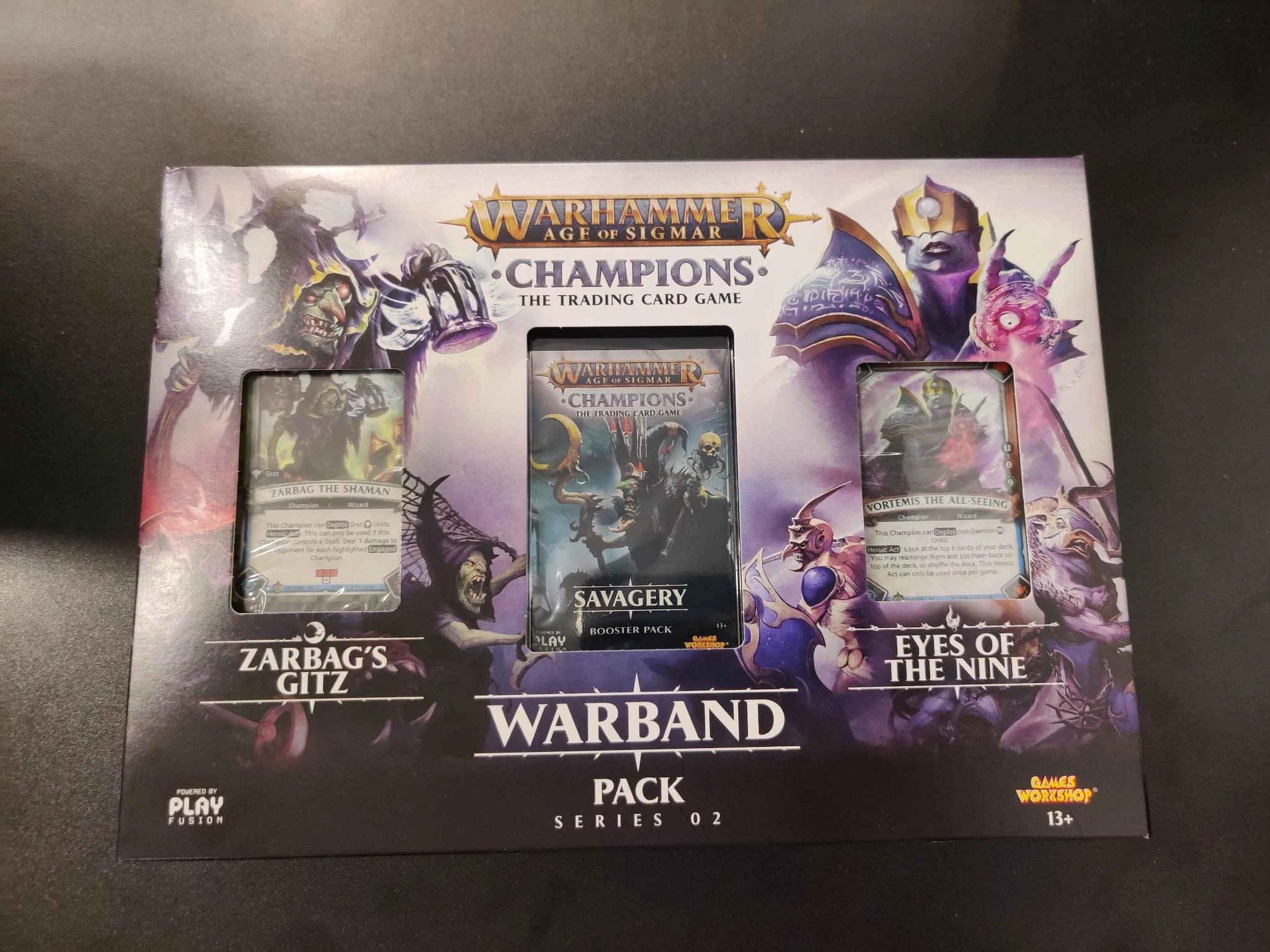 Warhammer Age of Sigmar Champions TCG Warband S02 Kártyacsomag