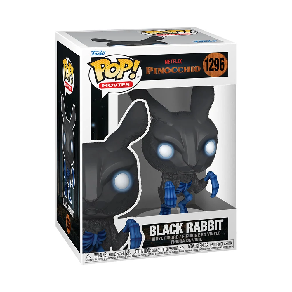 Pinocchio Funko POP! Movies Vinyl Figura - Black Rabbit 9 cm