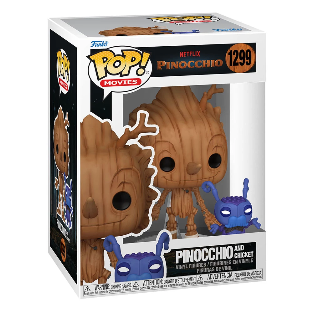 Pinocchio Funko POP! Movies Vinyl Figura - Pinocchio & Cricket 9 cm