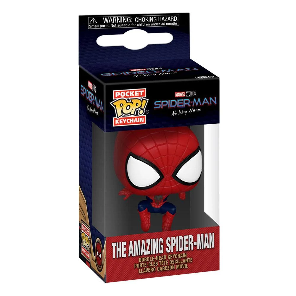 Spider-Man: No Way Home Pocket POP! Kulcstartó - Amazing Spider-Man