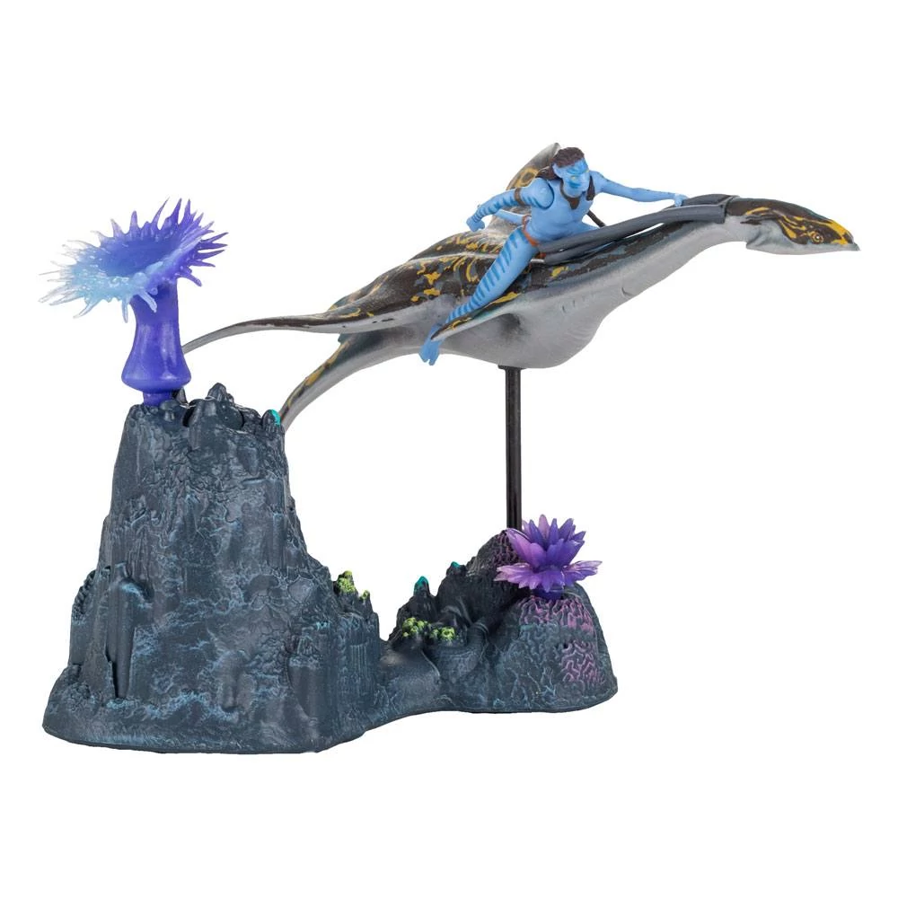 Avatar: The Way of Water Deluxe Akciófigura - Neteyam & Ilu