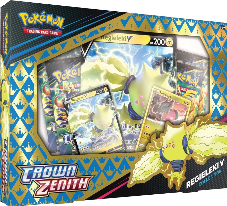 Pokémon TCG - Sword & Shield 12.5 Crown Zenith Regieleki V / Regidrago V Box