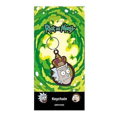 Rick and Morty kulcstartó - King of S**t