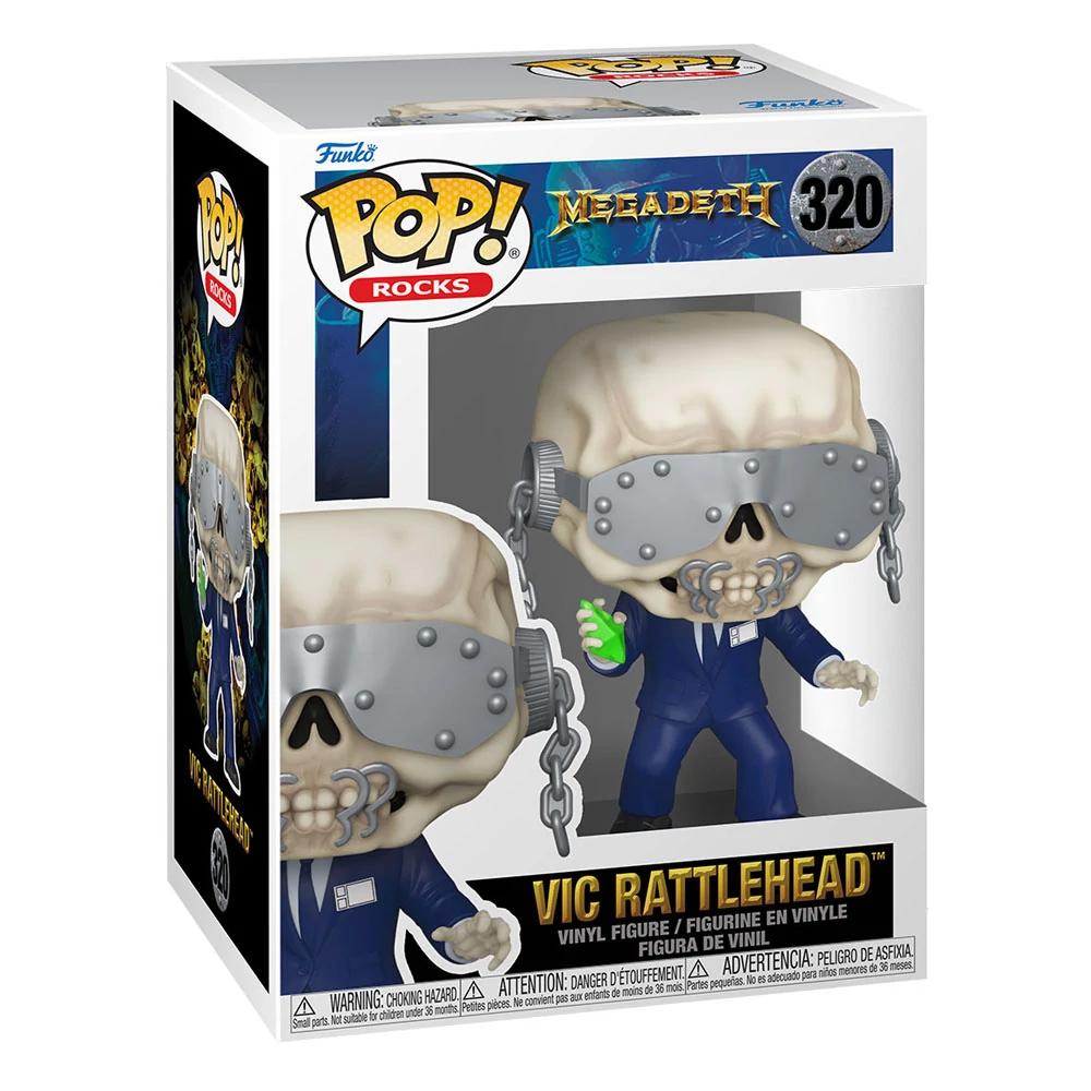 Megadeth Funko POP! Rocks Vinyl Figura - Vic Rattlehead 9 cm #320