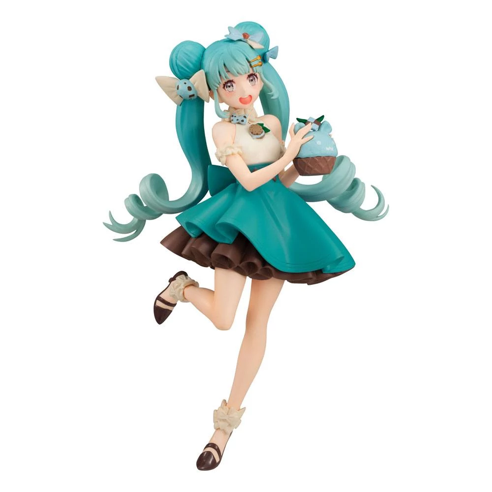 Hatsune Miku SweetSweets Series PVC Szobor - Hatsune Miku Chocolate Mint 17 cm