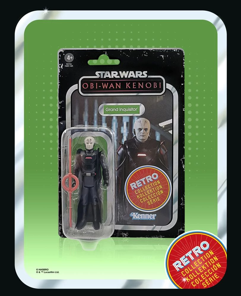 Star Wars: Obi-Wan Kenobi Retro Collection 2022 Akciófigura - Grand Inquisitor 10 cm