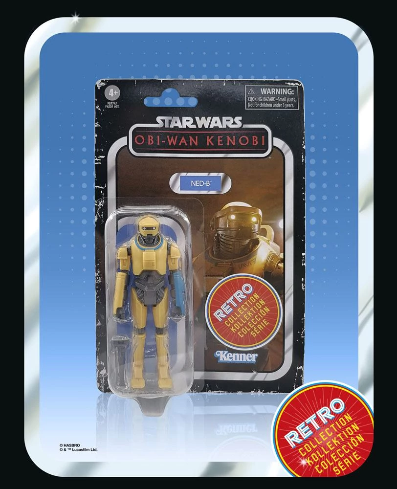 Star Wars: Obi-Wan Kenobi Retro Collection 2022 Akciófigura - NED-B 10 cm