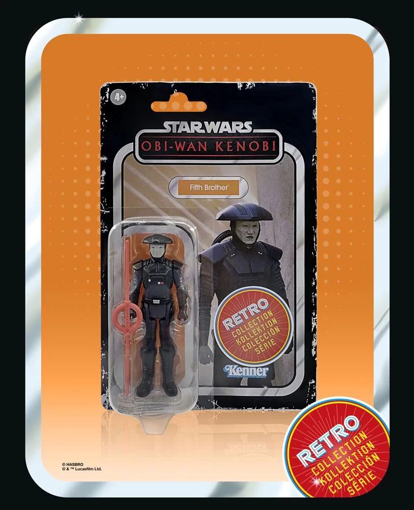 Star Wars: Obi-Wan Kenobi Retro Collection 2022 Akciófigura - Fifth Brother 10 cm