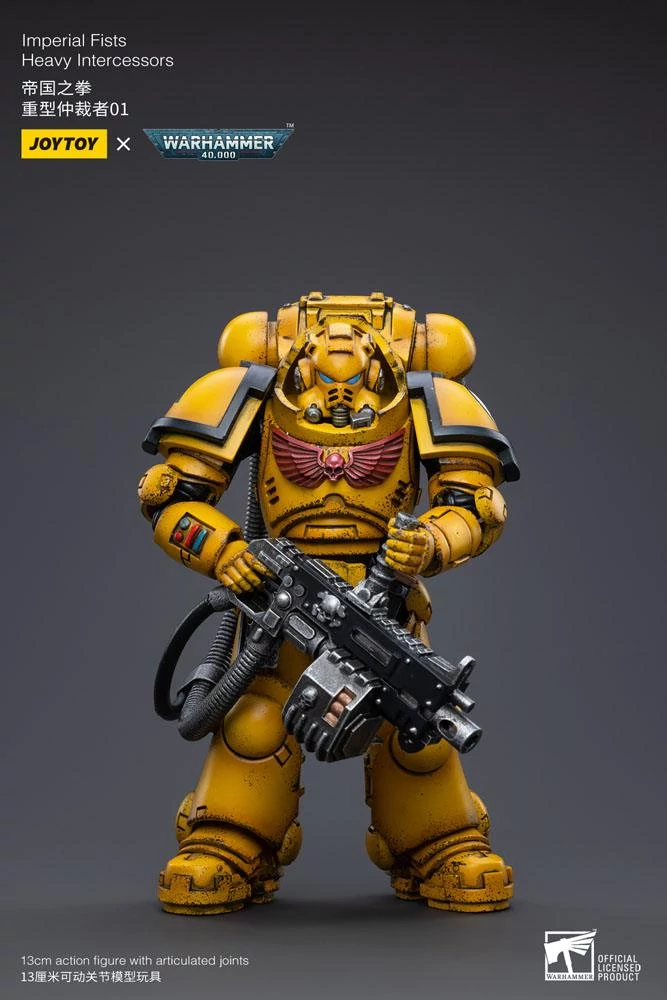 Warhammer 40k Akciófigura - 1/18 Imperial Fists Heavy Intercessors 01 13 cm