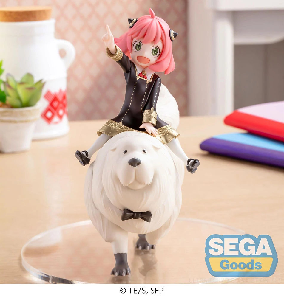 Spy × Family Noodle Stopper PVC Szobor - Anya Forger & Bond 14 cm