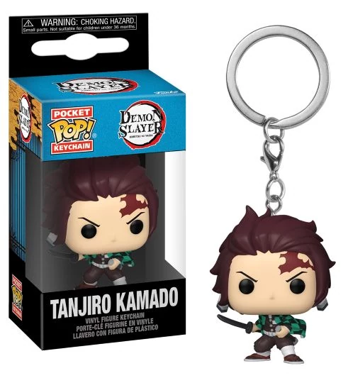 Demon Slayer Funko Pocket POP! Animation Kulcstartó - Tanjiro Kamado