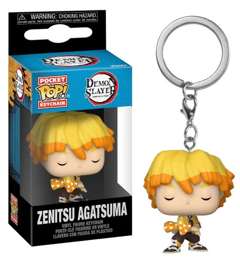 Demon Slayer Funko Pocket POP! Animation Kulcstartó - Zenitsu Agatsuma