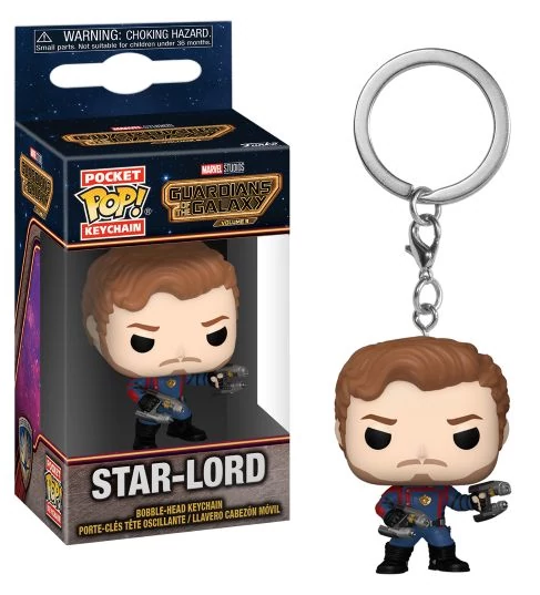 Guardians of the Galaxy 3 Pocket Funko Pocket POP! Kulcstartó - Star-Lord