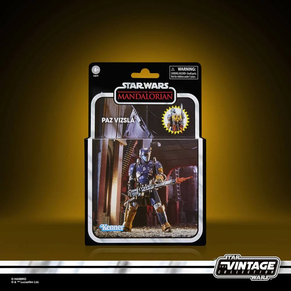 Star Wars: The Mandalorian Vintage Collection Akciófigura - Paz Vizsla 10 cm