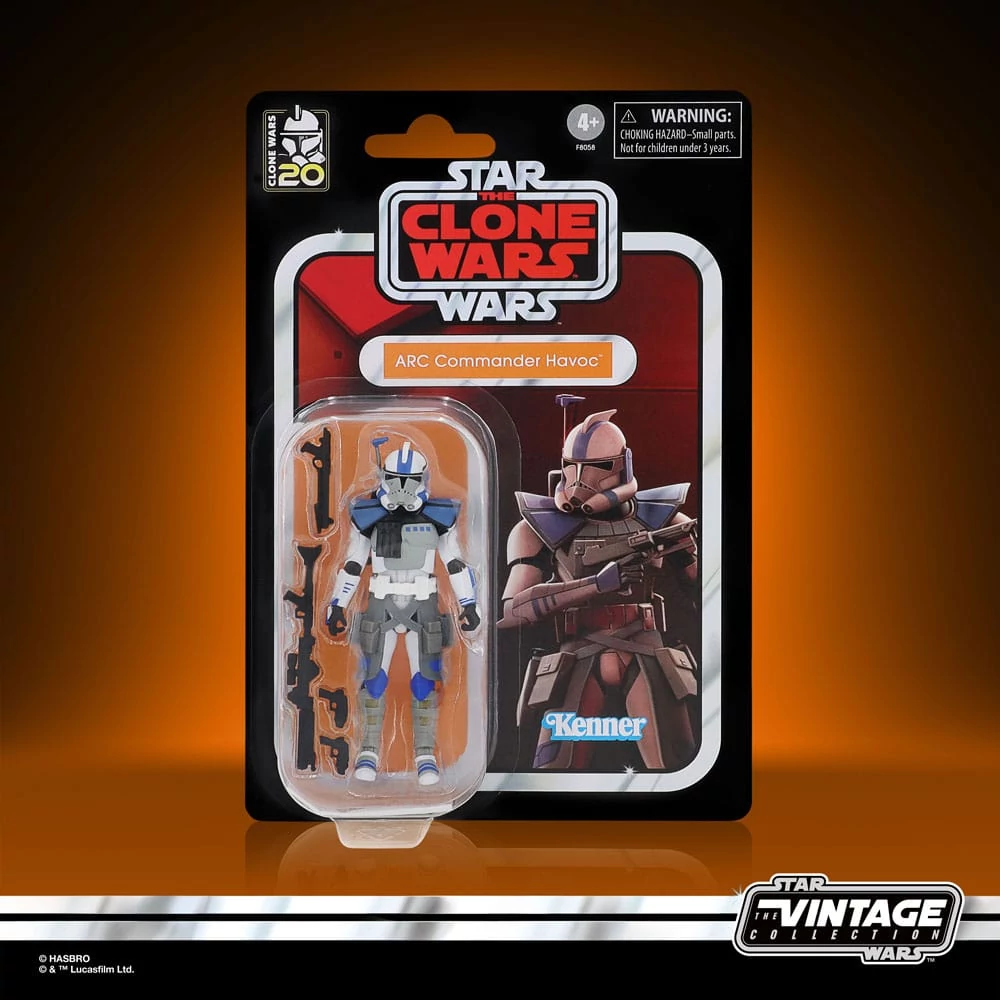 Star Wars: The Clone Wars Vintage Collection Akciófigura - ARC Commander Havoc 10 cm