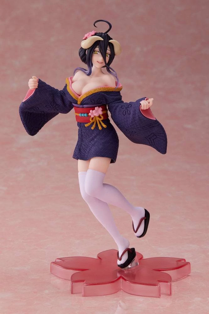 Overlord IV Coreful PVC Szobor - Albedo Sakura Kimono Ver. 20 cm