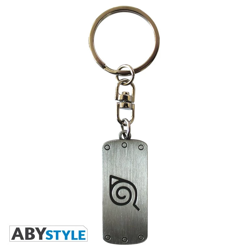 Naruto Shippuden Fém Kulcstartó - Konoha symbol