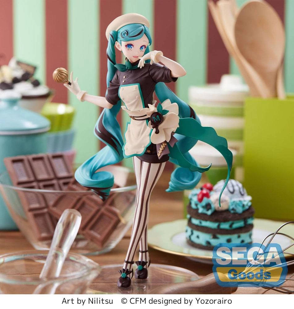 Hatsune Miku Luminasta PVC Szobor - Hatsune Miku - Bitter Patissier 21 cm