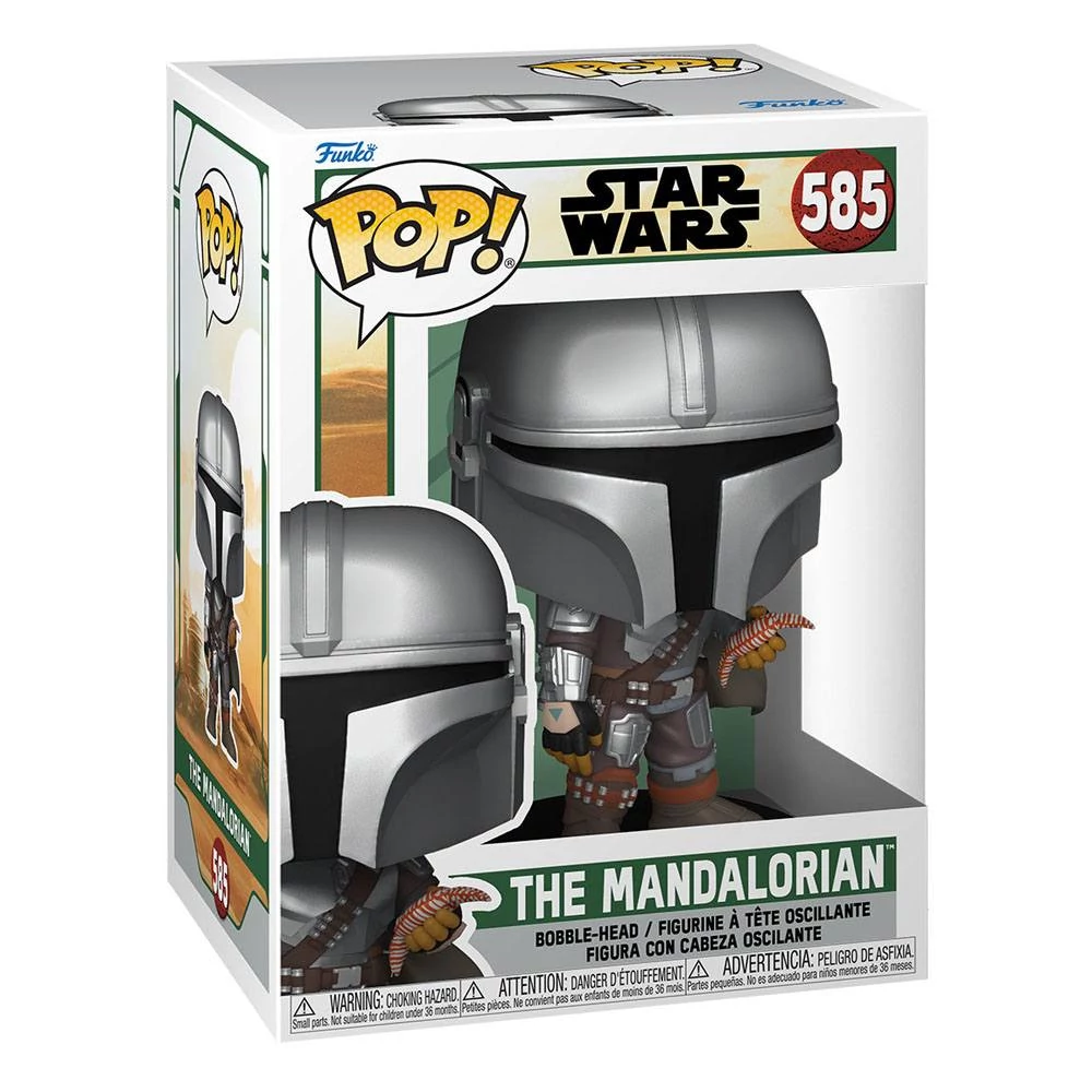 Star Wars The Book of Boba Fett Funko POP! Figura - Mando w/pouch 9 cm #585