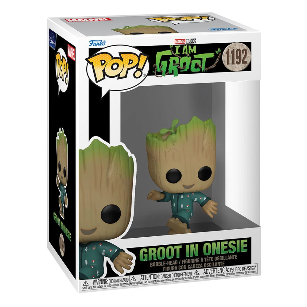 I Am Groot POP! Vinyl Figura - Groot PJs (Dancing) 9 cm #1192