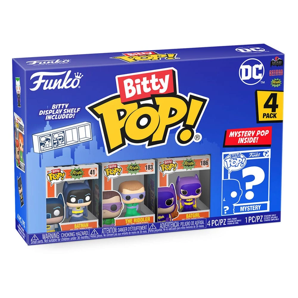 DC Bitty POP! Vinyl Figurák - Batman Adam West 2,5 cm