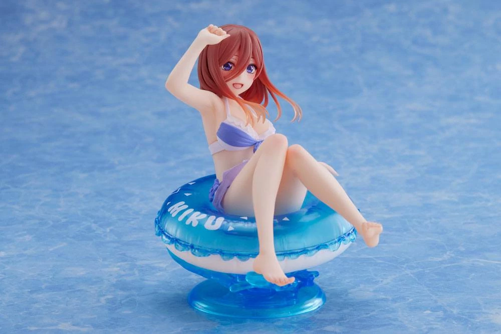 The Quintessential Quintuplets Aqua Float Girls PVC Szobor - Miku Nakano 20 cm