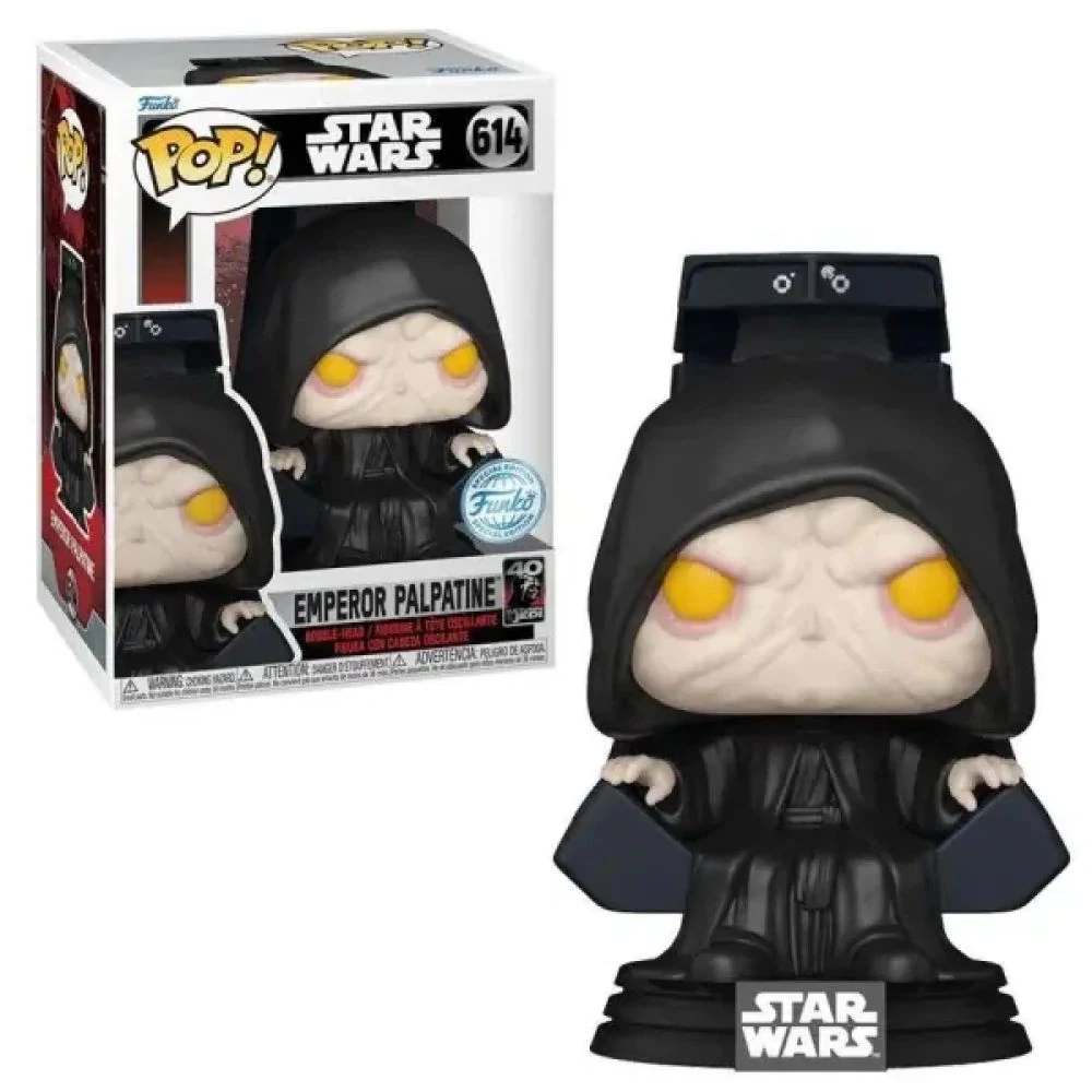 Star Wars: Return of the Jedi POP! Vinyl Figura - Emperor Palpatine 9 cm (Special Edition) #614