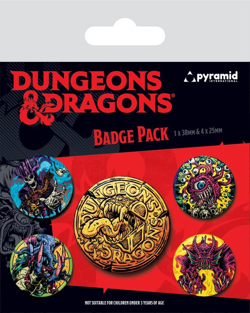 Dungeons & Dragons Kitűzők - Beastly