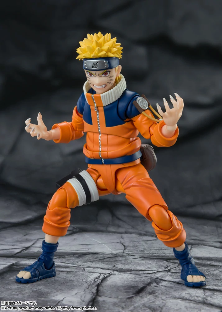 Naruto S.H. Figuarts Akciófigura - Naruto Uzumaki -The No.1 Most Unpredictable Ninja- 13 cm