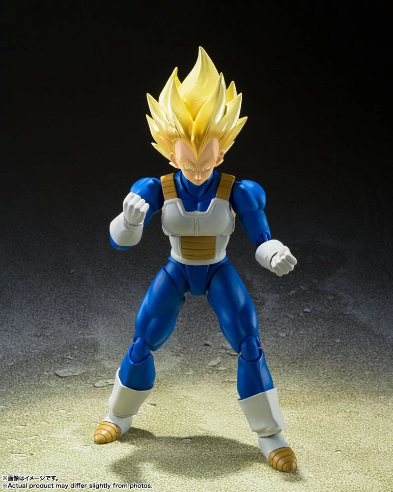 Dragon Ball Z S.H. Figuarts Akciófigura - Super Saiyan Vegeta (Awakened Super Saiyan Blood) 14 cm