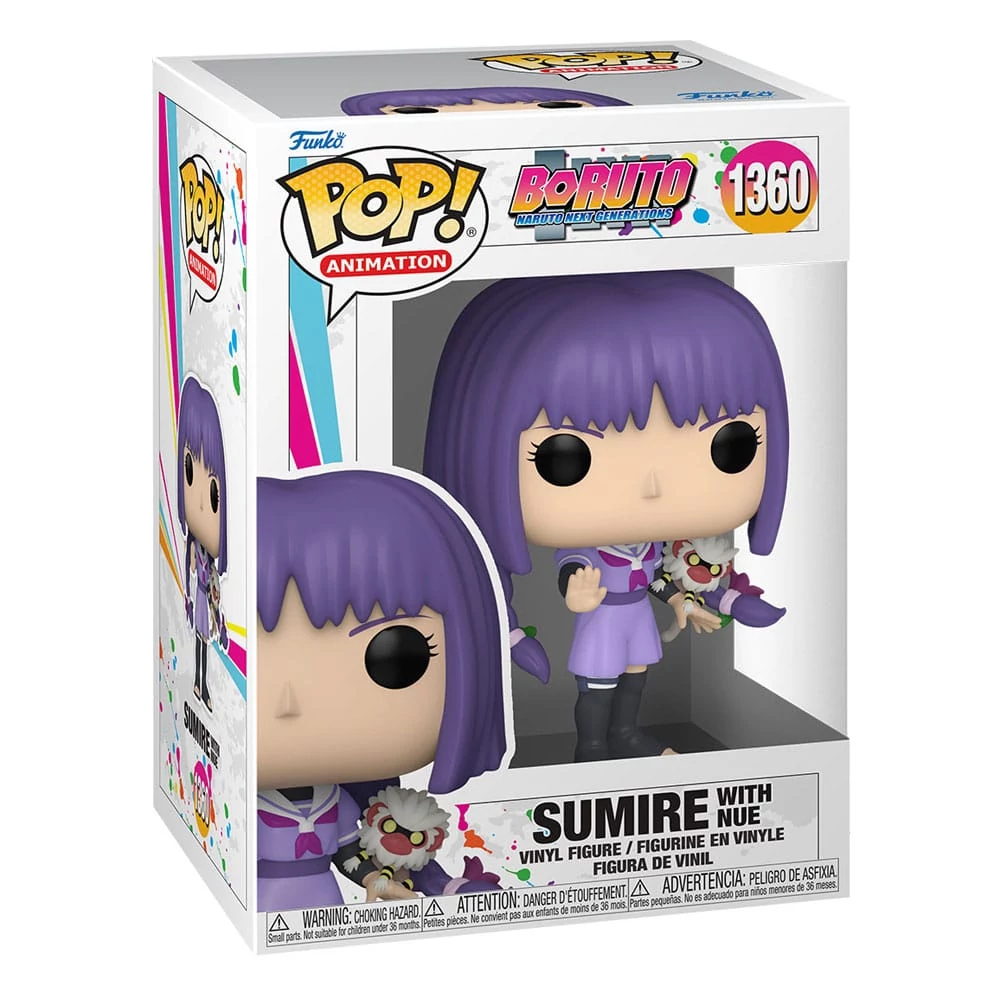 Boruto - Naruto Next Generations Funko POP! Television Vinyl Figura - Sumire w/Nue 9 cm #1360