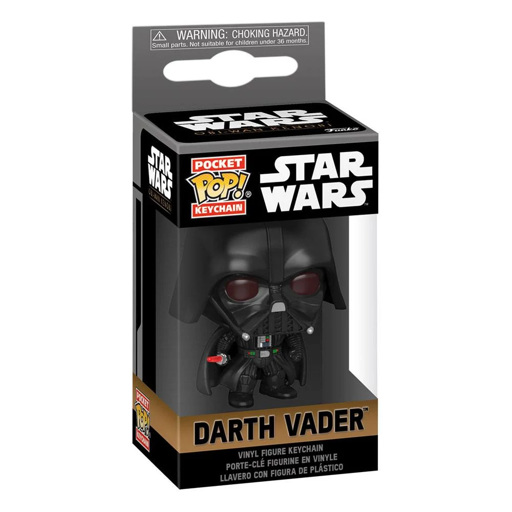 Star Wars: Obi-Wan Kenobi Pocket POP! Kulcstartó - Darth Vader 4 cm