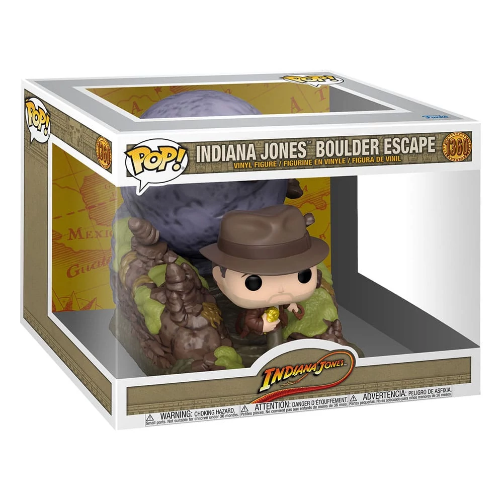 Indiana Jones Funko POP Moment! Vinyl Figura - Boulder Escape 9 cm #1360