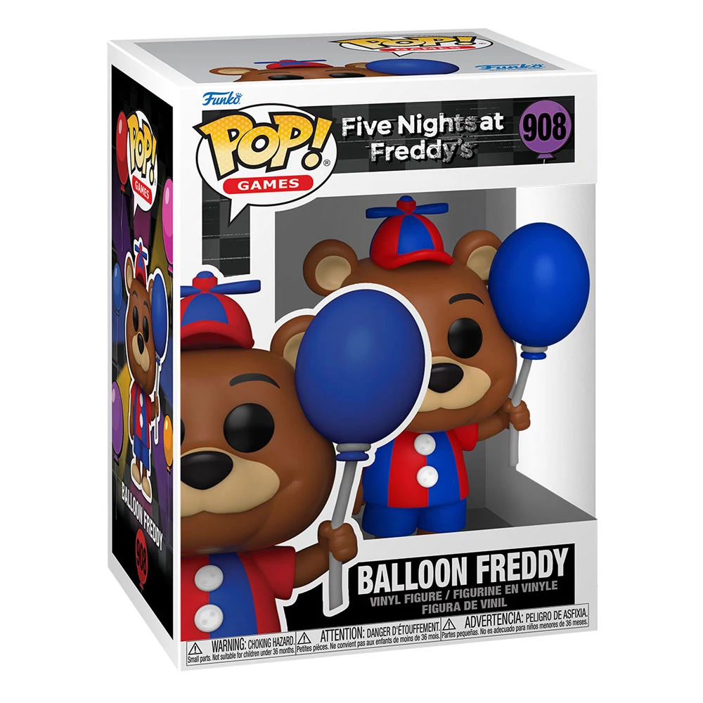 Five Nights at Freddy's Security Breach POP! Games Vinyl Figura - Balloon Freddy 9 cm #908