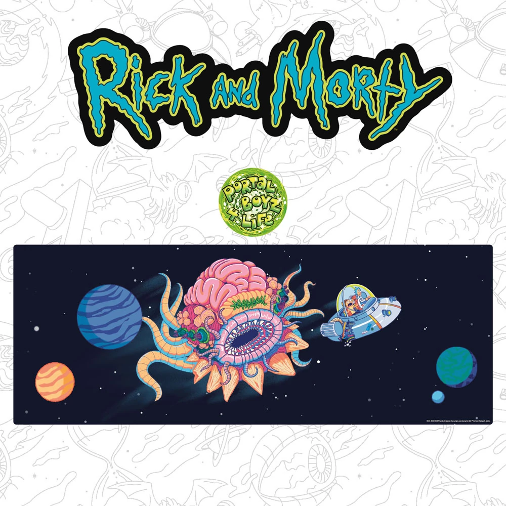 Rick & Morty Egérpad és Poháralátét Szett - Cosmos