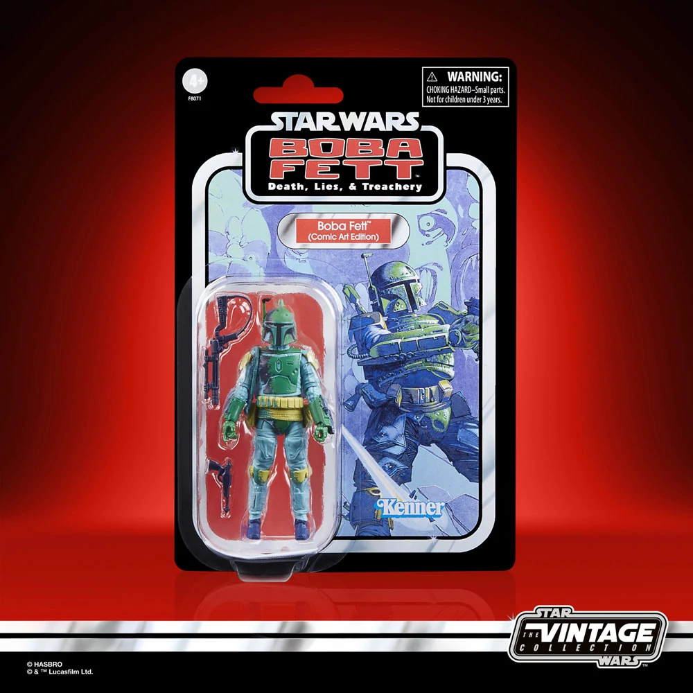 Star Wars: Boba Fett - Death, Lies & Treachery Vintage Collection Akciófigura - Boba Fett (Comic Art