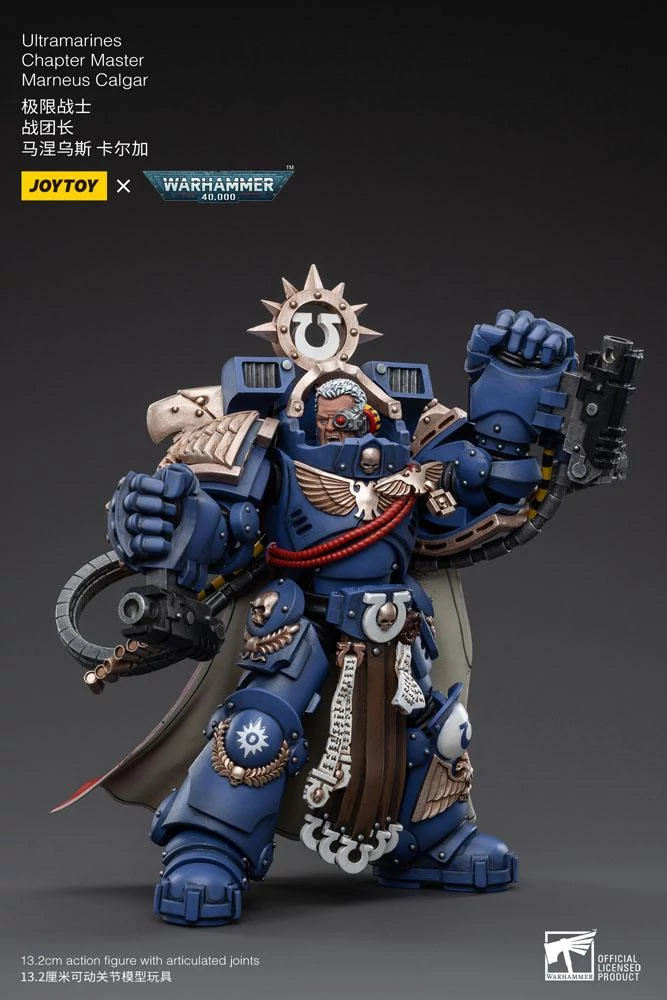 Warhammer 40k Akciófigura - 1/18 Ultramarines Chapter Master Marneus Calgar 12 cm