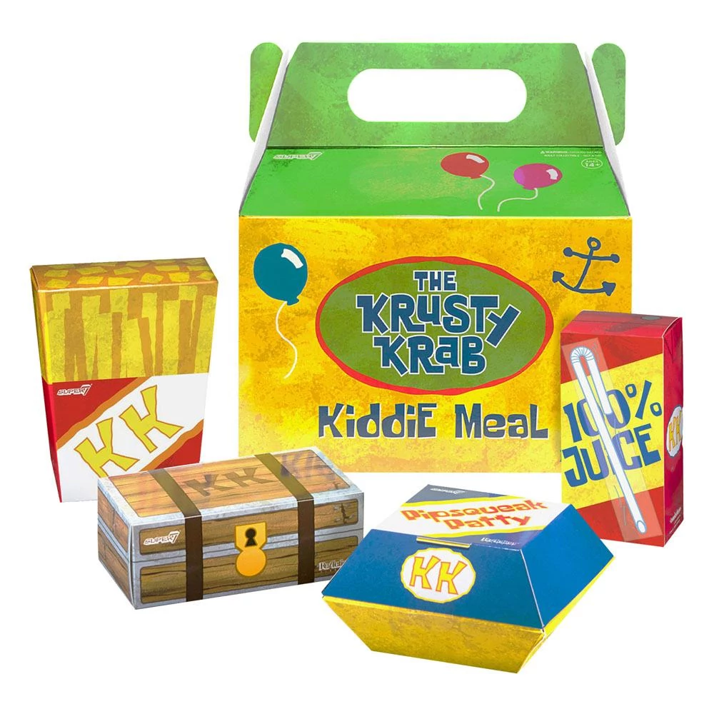 SpongeBob SquarePants ReAction Akciófigurák - Krusty Krab Meal NYCC 10 cm