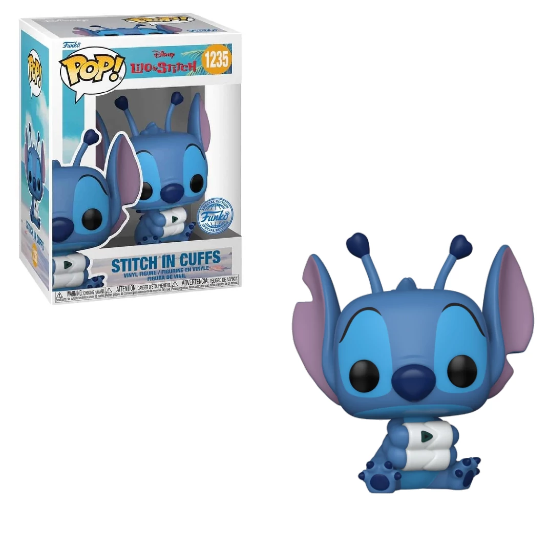 Lilo & Stitch Funko POP! Disney Figura - Stitch in cuffs  9 cm (Exclusive) #1235