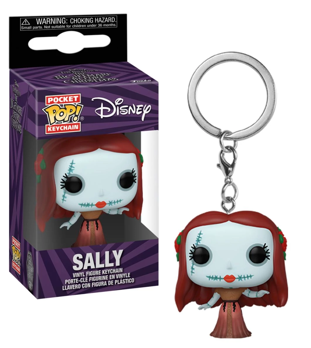 Nightmare Before Christmas 30th Pocket POP! Kulcstartó - Formal Sally 4 cm