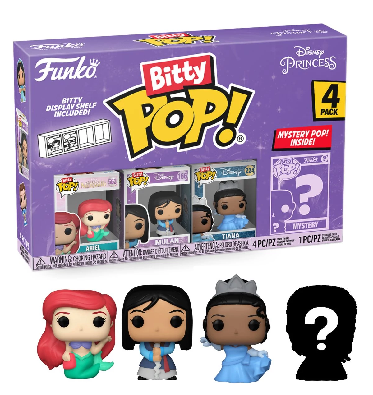Disney Princess Bitty POP! Vinyl Figurák - Ariel 2.5 cm