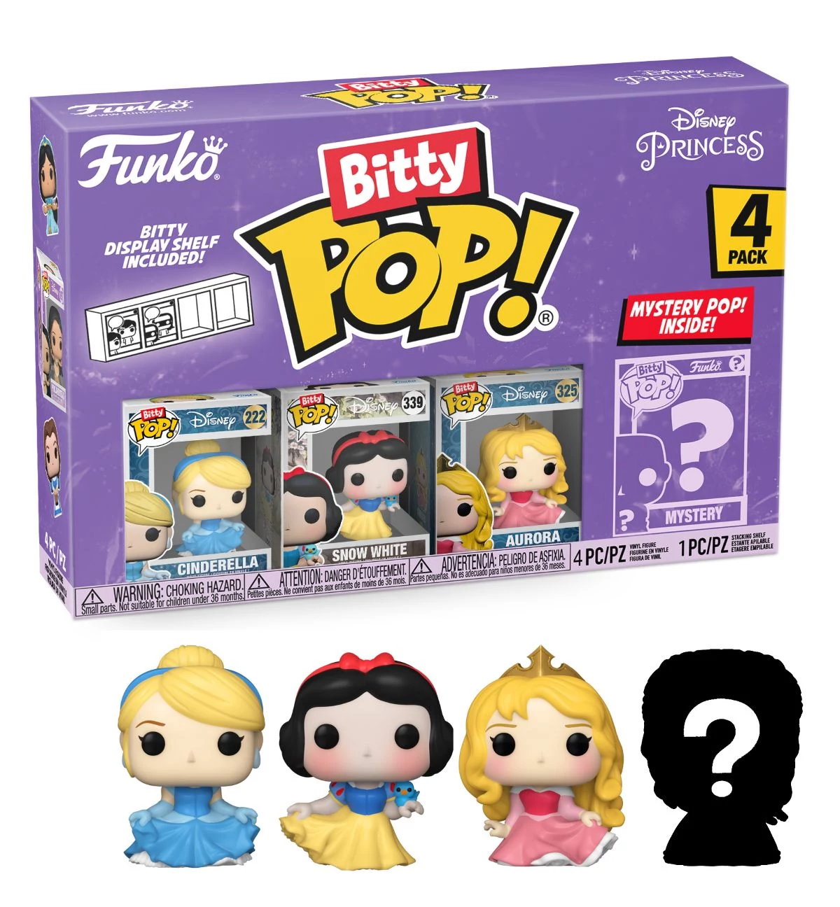 Disney Princess Bitty POP! Vinyl Figurák - Cinderella 2.5 cm