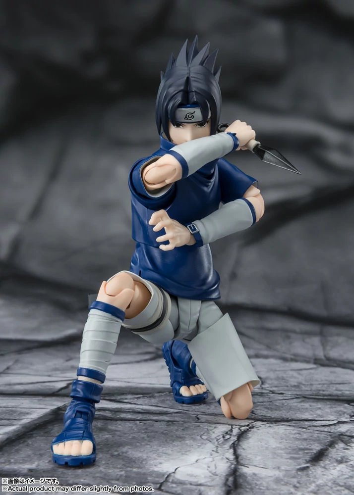 Naruto S.H. Figuarts Akciófigura - Sasuke Uchiha -Ninja Prodigy of the Uchiha Clan Bloodline- 13 cm
