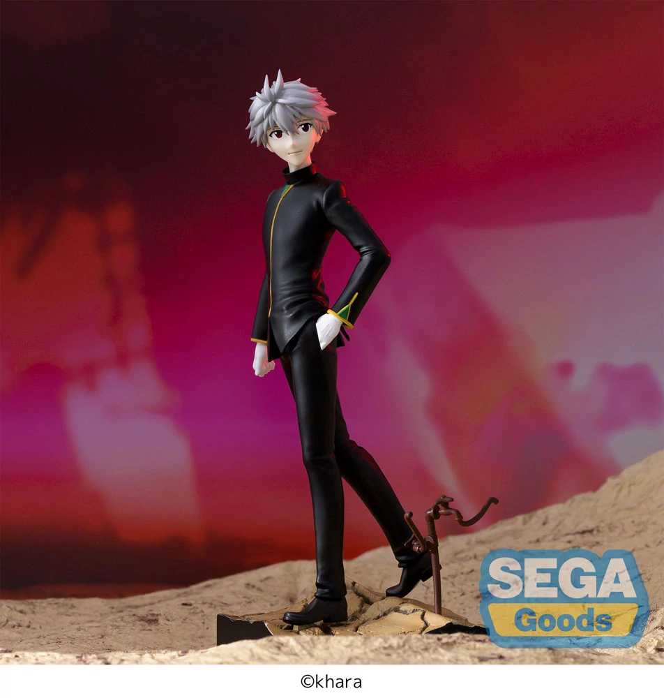 Evangelion: 3.0+1.0 Thrice Upon a Time SPM Vignetteum PVC Szobor - Kaworu Nagisa Commander Suit Ver.