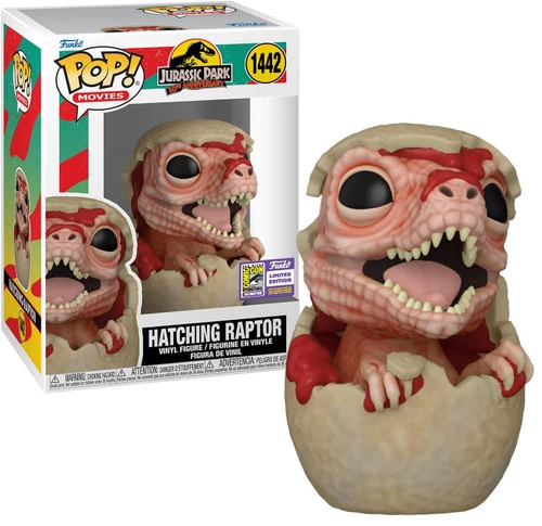 Jurassic Park Funko POP! Movie Figura - Hatching Raptor 9 cm (SDCC 2023 Exclusive) #1442