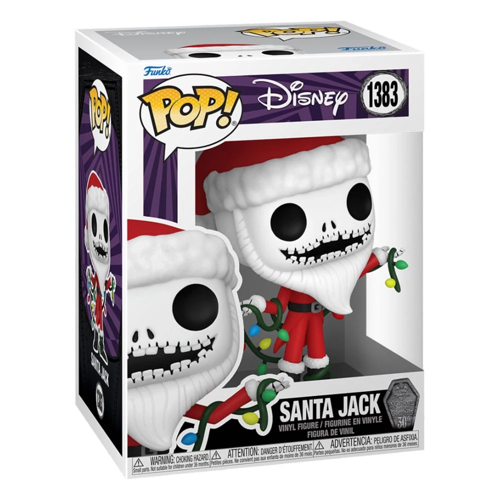 Nightmare Before Christmas 30th Funko POP! Disney Vinyl Figura - Santa Jack 9 cm #1383