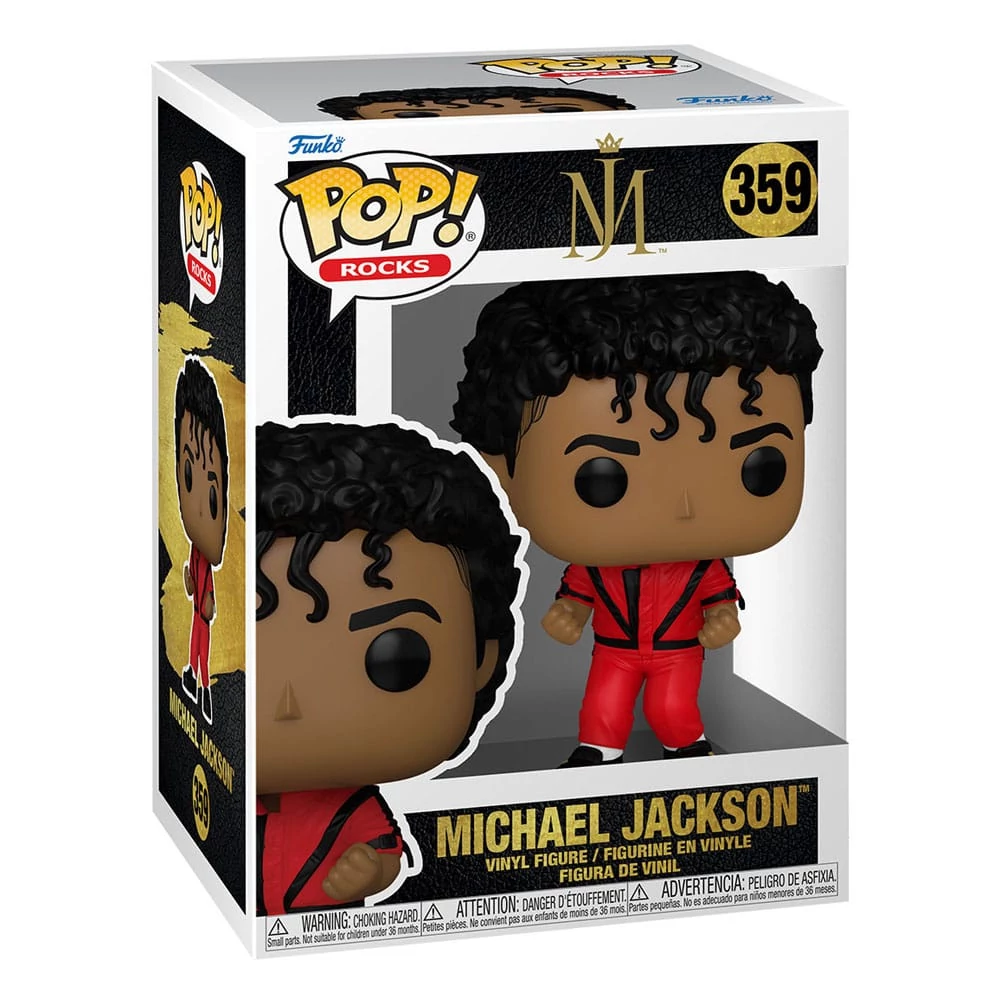 Michael Jackson Funko POP! Rocks Vinyl Figura - Thriller 9 cm #359