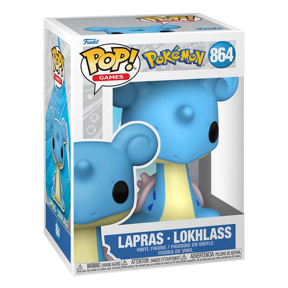 Pokemon Funko POP! Games Vinyl Figura - Lapras (EMEA) 9 cm #864