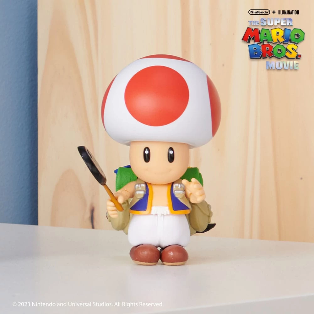 The Super Mario Bros. Movie Akciófigura - Toad 13 cm